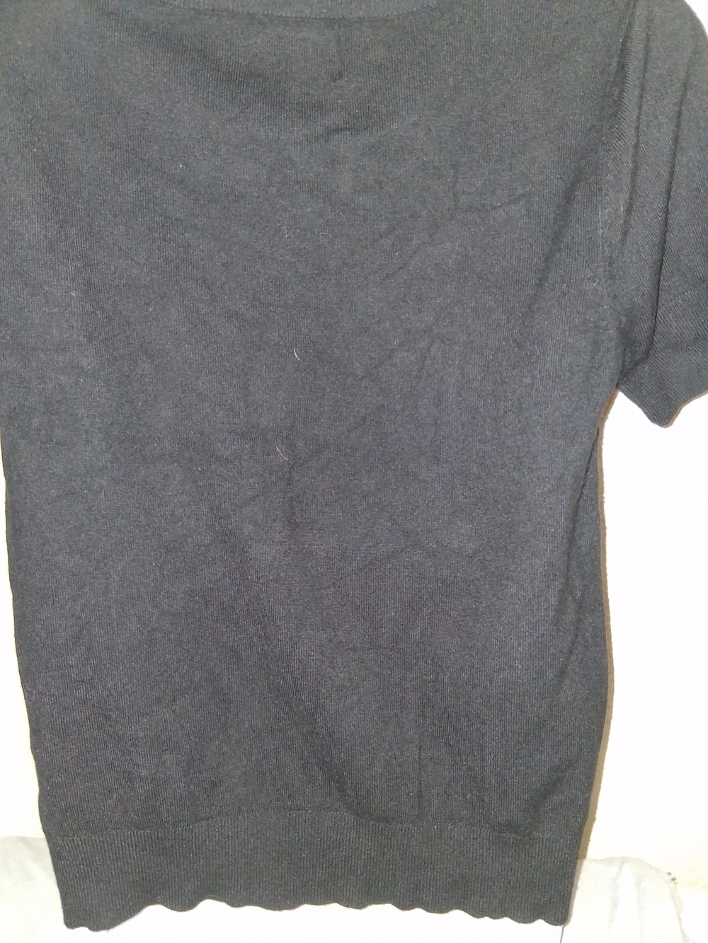 Hell Bunny Black Bat Cutout Sweater Top - Picture 5 of 11